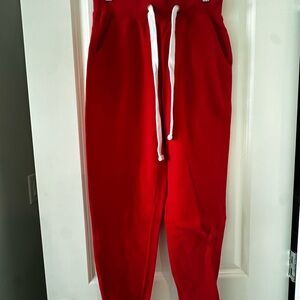 Fashion Nova Red Jogger Pants